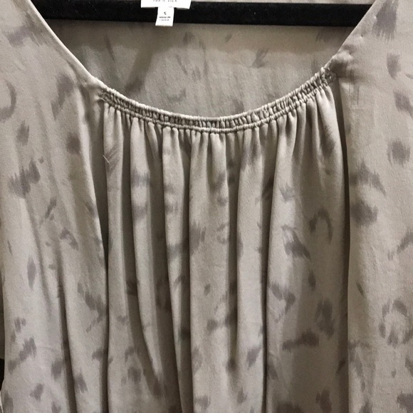 T.babaton cheetah print silk blouse - Picture 3 of 4